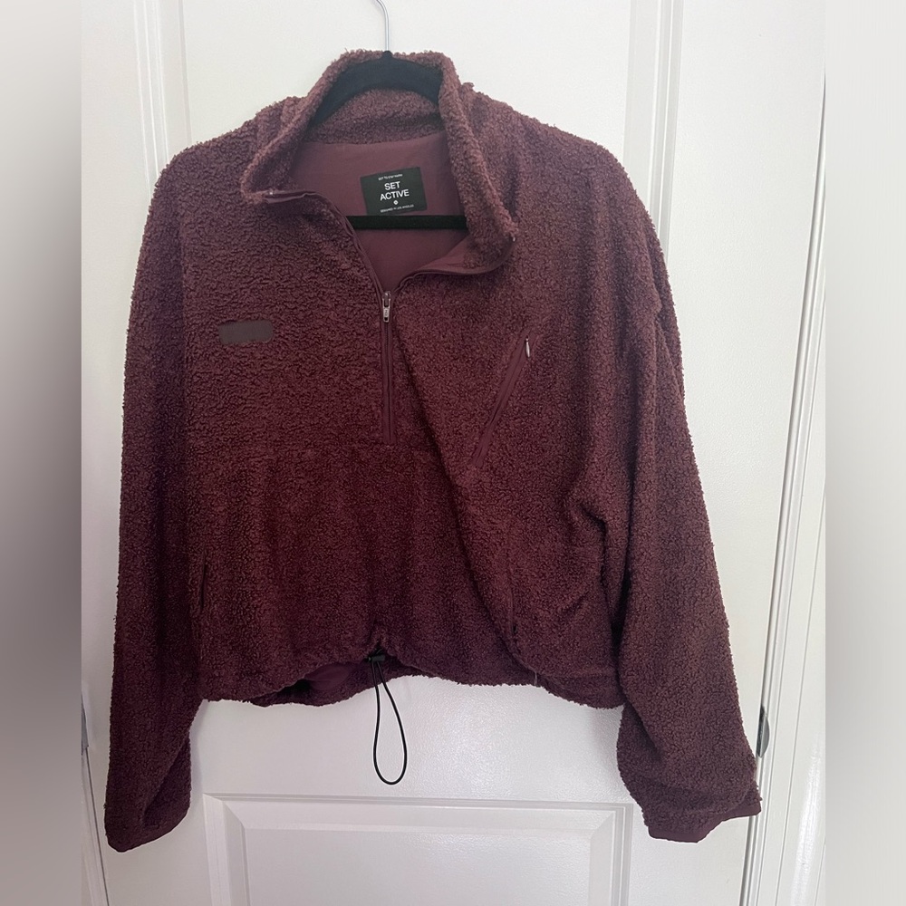 Set Active Teddy Quarter Zip Pullover - image 1